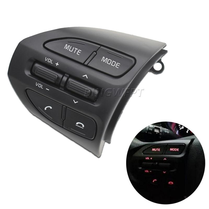New Steering Wheel Switch Remote Cruise Control Buttons With Wire For KIA Rio 4 Rio X-line2017-