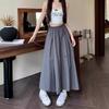 Plus-Size A-Line High Waist Skirt for All Seasons - Casual, Loose, and Slimming Design for Women