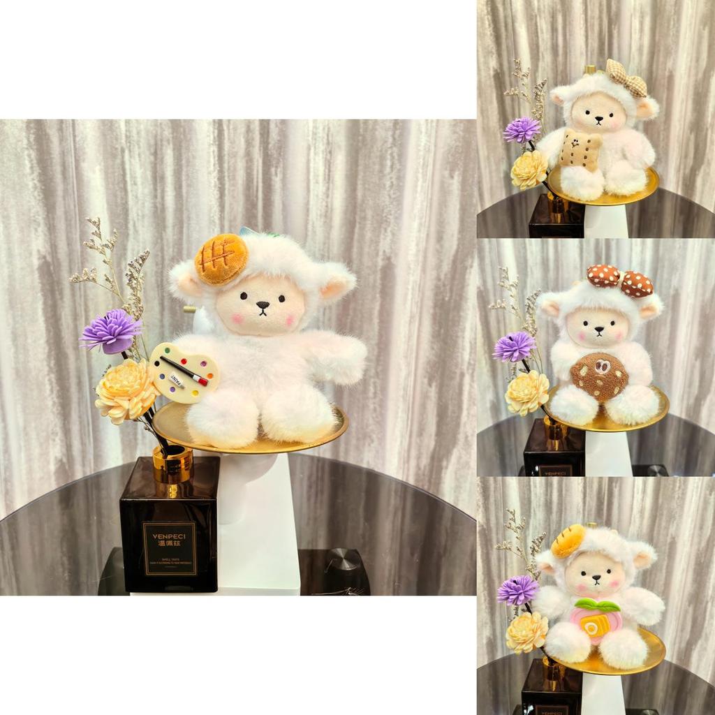 Animal Plush Keyring With Long Plush Material For Teen Girl Backpack Charm