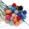 10pcs Plush Mohair Ball Beads Colorful Soft Pompom Beads For DIY Jewelry Making Handmade Clothing Earrings Decor Accessories
