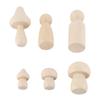 Mini DIY Wood Mushroom Crafts Unpainted Crafts Unfinished Wooden Mushroom