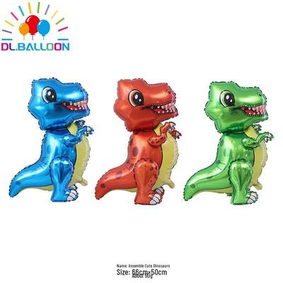 Dinosaur Aluminum Foil Balloon Party Decoration Set