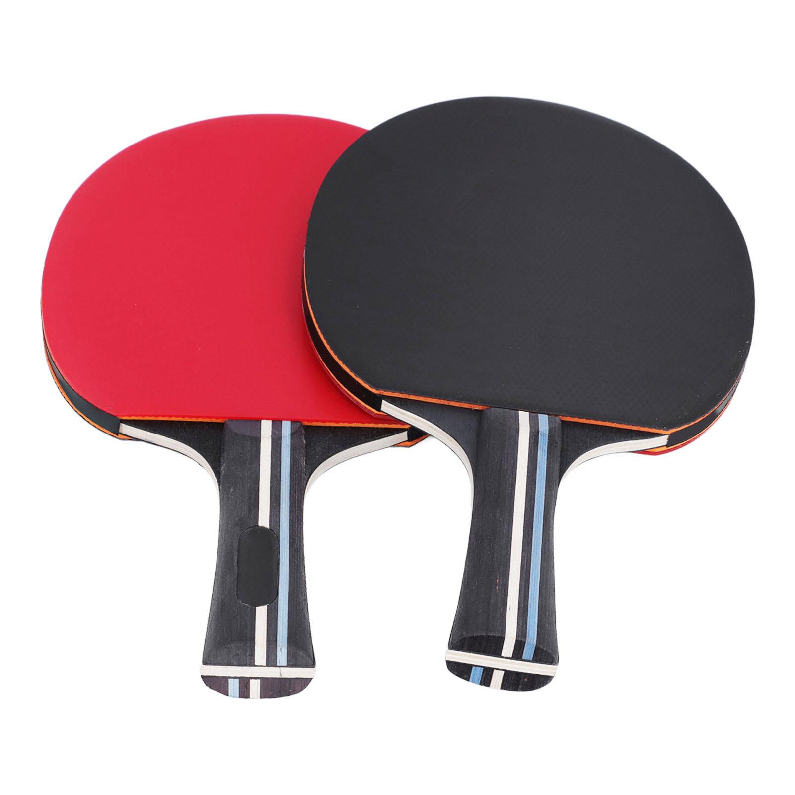 

Table Tennis Paddle High Elasticity Professional Anti Skid Handle Table Tennis Racket Set for Beginner Training