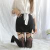 Sex Underwear, Sex Stockings, Sexy Suspenders, Integrated Red Black Stockings, Multi-color Temptation, Thin Knee Stockings