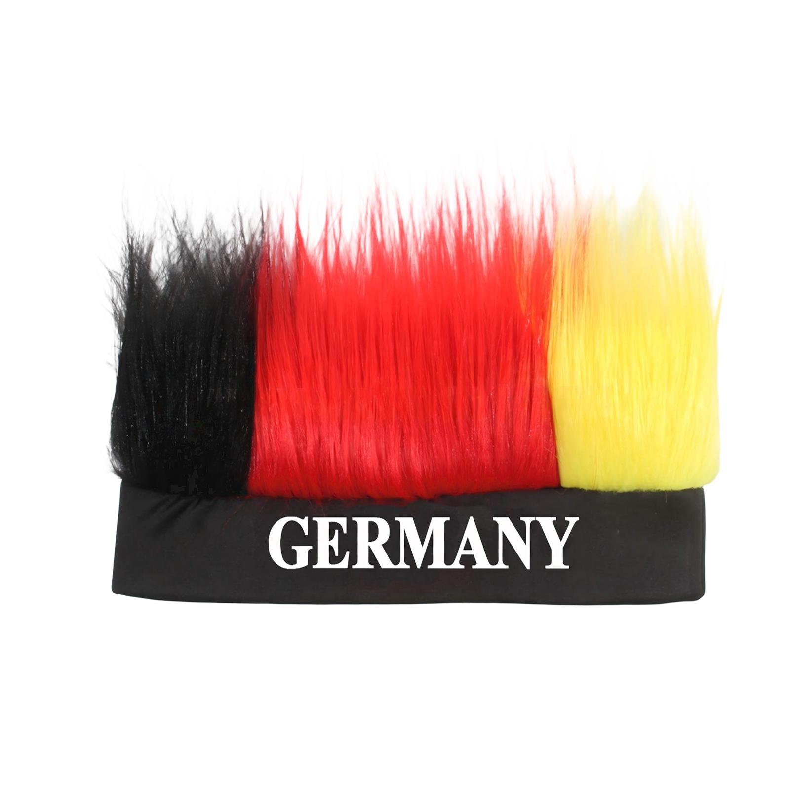 Fan Wigs, Flag Color Headbands, Football Game Cheering Props, Headwear One Size