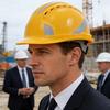 Reflective Safety Hard Hat With Adjustable Strap For Construction Workers And Night Cyclists Practical ABS Plastic