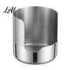 Silbernes Metall Küchengerät Edelstahl Topfdeckel und Löffelhalter 2-in-1 Vertikaler Utensilienplatzsparender Werkzeug Organizer Halter Platzsparend