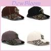 Leopard Print Baseball Cap With Sun Protection For Casual Wear