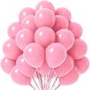 20-Pack 10-Inch Solid Color Balloons for Birthday, Wedding, or Event Decoration