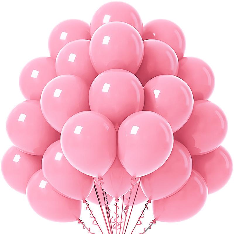 20-Pack 10-Inch Solid Color Balloons for Birthday, Wedding, or Event Decoration