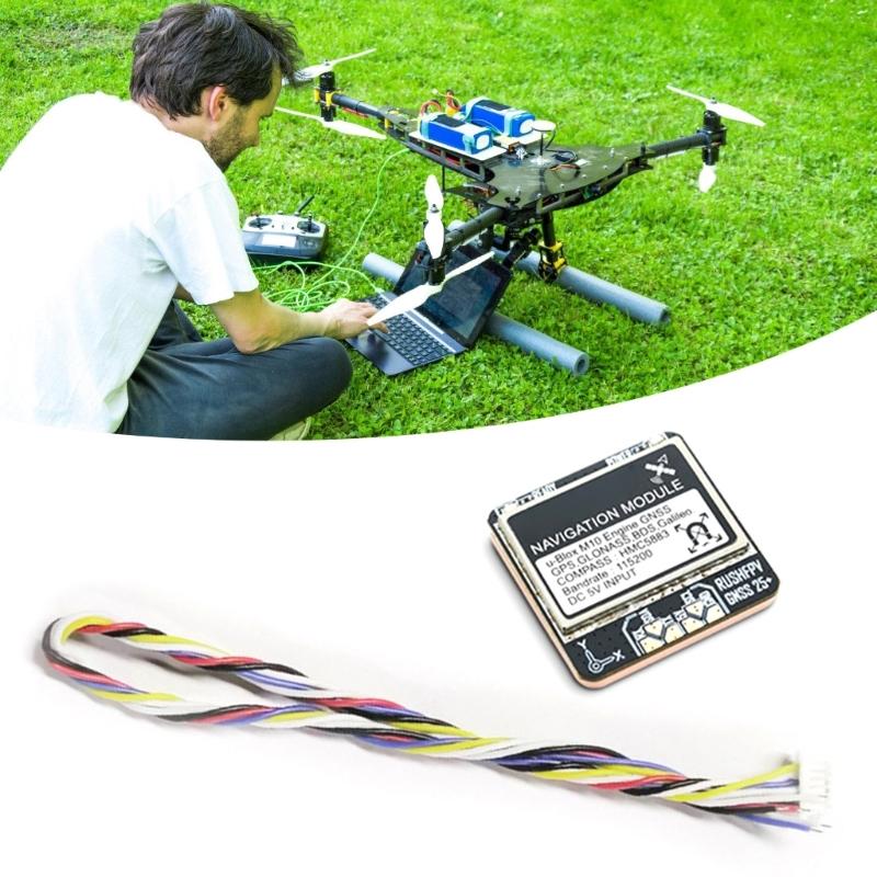 Advanced Drones Navigation Module 1HZ-10Hz Featuring Integrated Compass and Real Time FPV Data Transmission