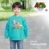 Fine Plus Super Mario Sweatshirt, Mario, Luigi, Yoshi, Long Sleeve, Fleece Lining