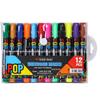 Erasable Whiteboard Markers, 12 Vibrant Colors for Teaching and Office Use, Easy Erase, Large Capacity