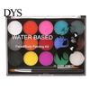 Halloween Face Makeup Body Paint Non-sticky High Saturation Level Safe Party Gift Kid Dress Beauty Palette for Crafts Making Painting Kit