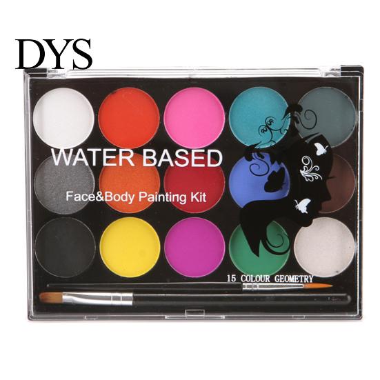 Halloween Face Makeup Body Paint Non-sticky High Saturation Level Safe Party Gift Kid Dress Beauty Palette for Crafts Making Painting Kit