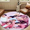 Kpop Stray  Round Rug for Livingroom,Bedroom, Palyroom, Chair Rug, Area Rug, Circle Carpet, Large Size Fan Christmas Gift