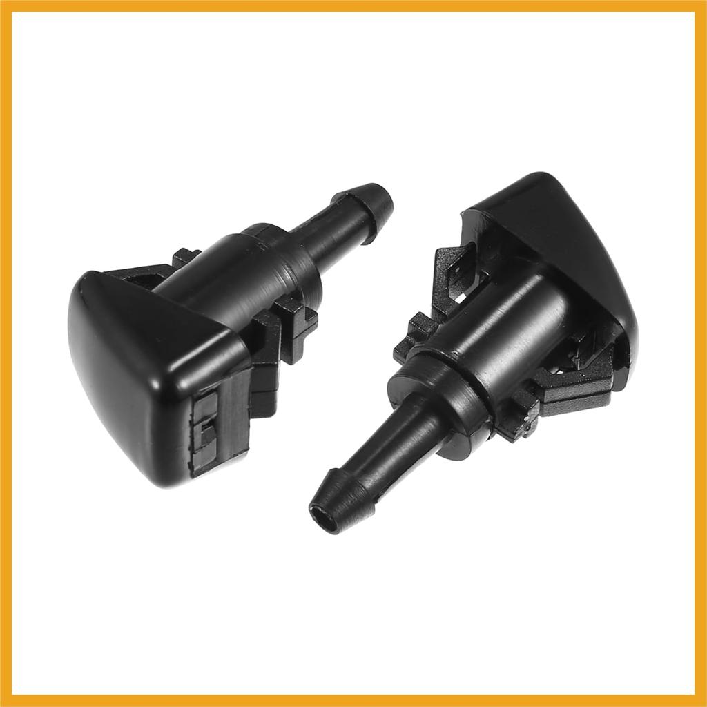 2pcs Windshield Washer Nozzle for CHRYSLER 200 2011-2014 2.5 Meters Hose with Gasket Connectors Kit Replaces 68024312AB Replacement