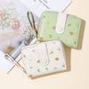 Hasp Short Wallet Zipper Purse Bag Fashion Folding Women Wallet  Student
