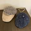 JYL TS DIY Letter Cap Unisex Winter Corduroy Minimalist Casual Hat Corduroy