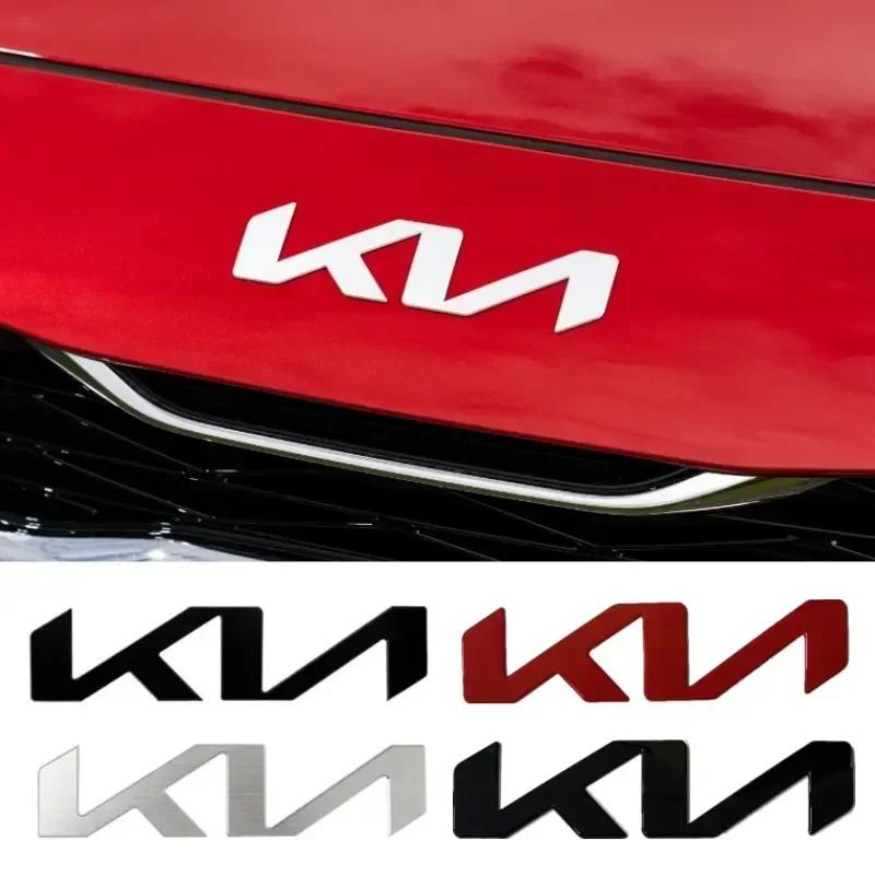 ABS Car Front Hood Rear Trunk Letter Emblem Badge Sticker for KIA SPORTAGE KX3 KX5 K3 K5 K7 Sorento Ceed Rio Soul Forte Optima