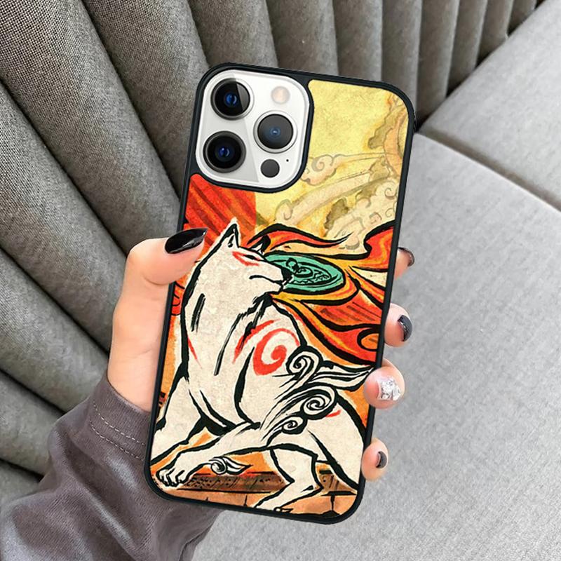 Japanese Style Fox Phone Case For iPhone 17 Air 16 16e 15 13 14 Pro Max 11 12 Plus 2022 MAX Shell Cover coque