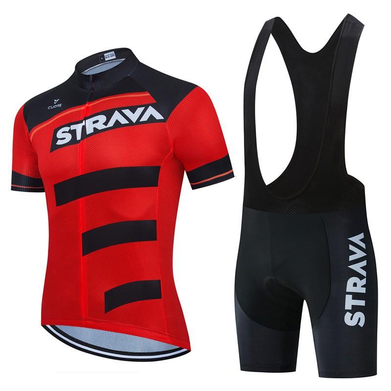 STRAVA Cycling Wear Set Bicycle Breathable