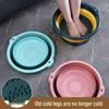 Portable Foldable Foot Bath Basin with Massage for Home, Dormitory, and Travel
