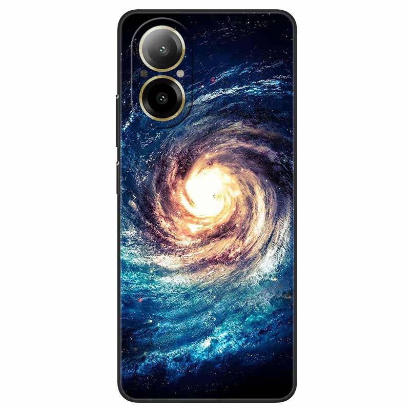 For Realme C67 4G Case Animals Painted Black TPU Silicone Soft Bumpers for RealmeC67 4G C 67 RMX3890 Phone Covers Wolf Cool Bags