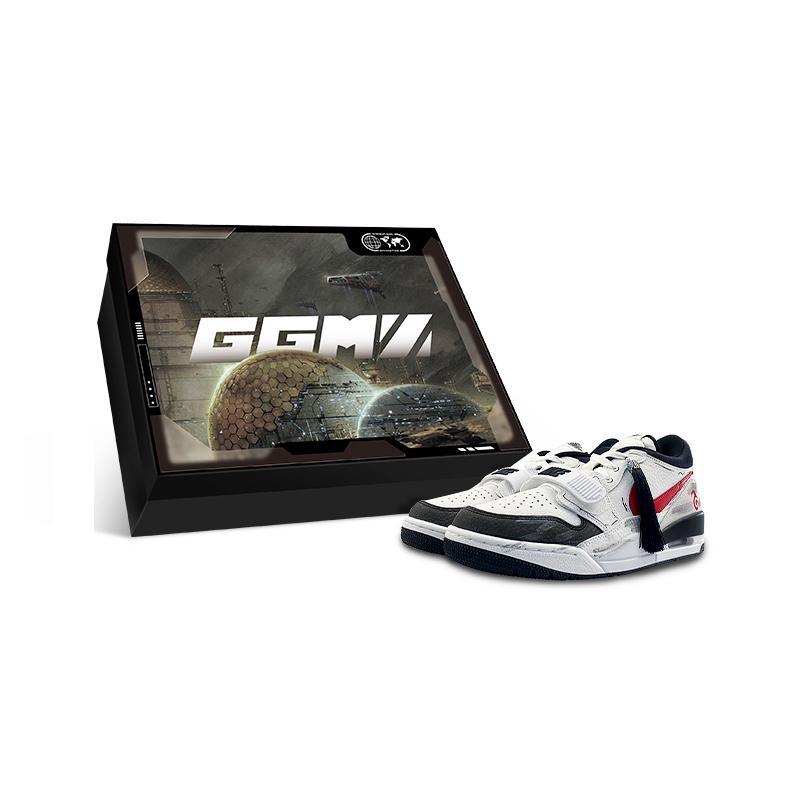 Jordan Legacy 312 Cushioning, Wear Resistant Low top Vintage Basketball Shoes Men s White HV1811-101(Team116-BOX) 44