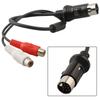 Auto-Audio für Cinch auf 13-Pin-Kabel AUX-Audio-Adapter, für Kenwood CD-Player Neu