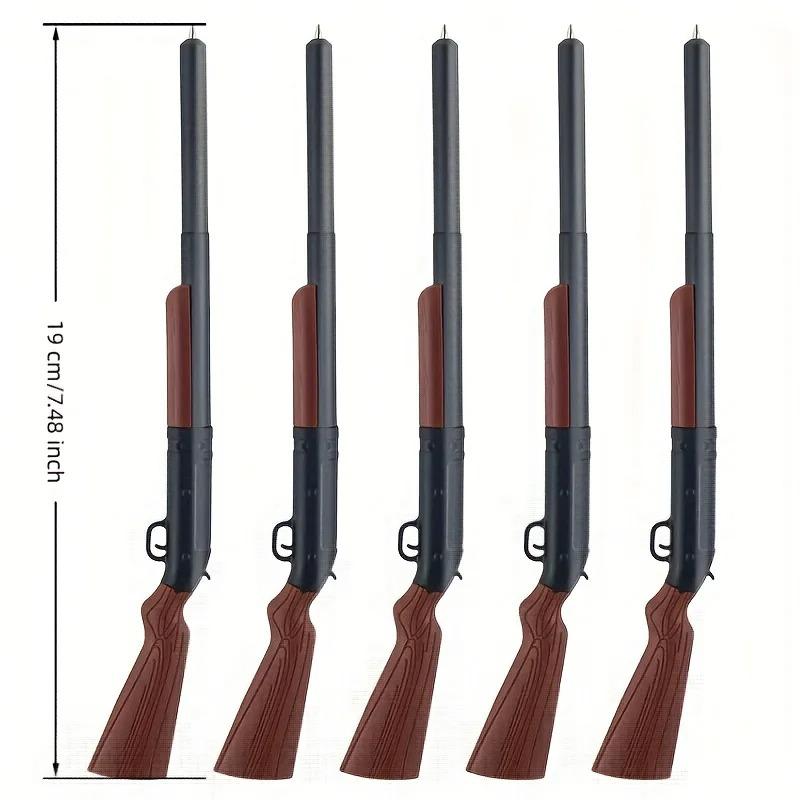 Unique 8Pcs Design Smooth Writing Gun Pen Pen Gun Writing InstrumentOffice Supplies Stylish Pen Fun StationerBallpoint Pen