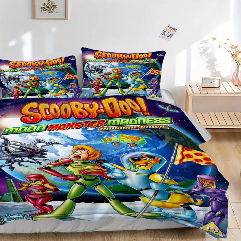 

Постельное белье Scooby-Doo Лунное безумие, Пододеяльник, Подарок для спальни, Включает 1 пододеяльник и 2 наволочки, Без наполнителяB401 135x200cm