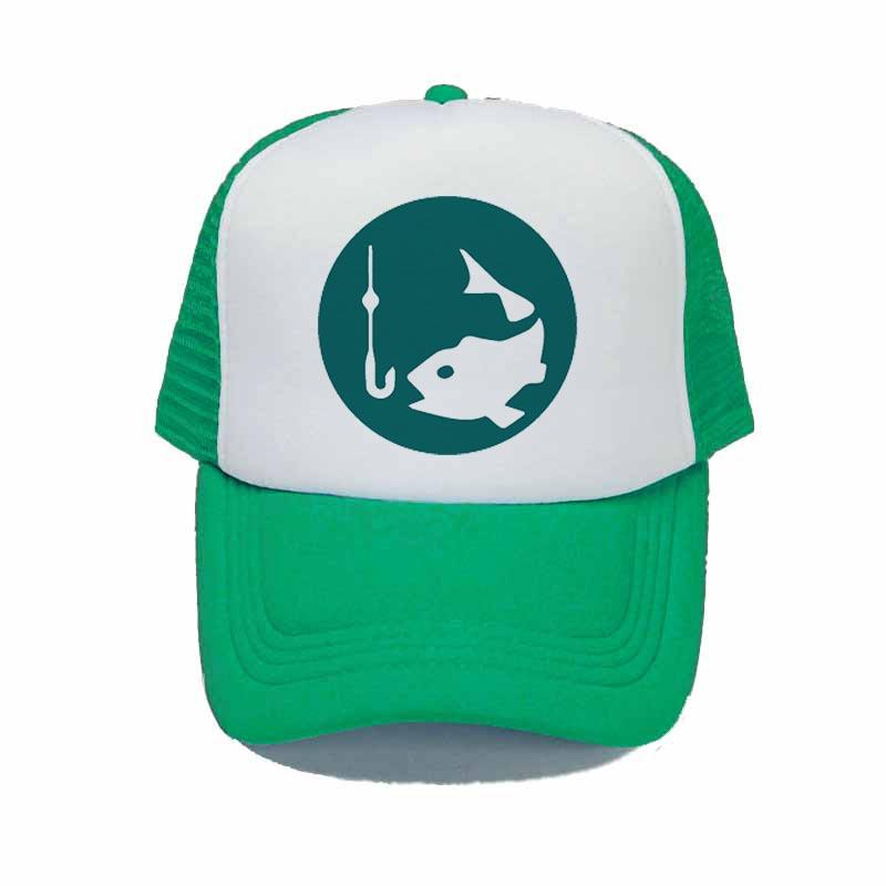 Animal Fish Farm Snapback Trucker Hat Cap Jalan Kuari Fisherman Bone Dad Hats Original Mike Trout Fish Mesh Hunting Hat YY339