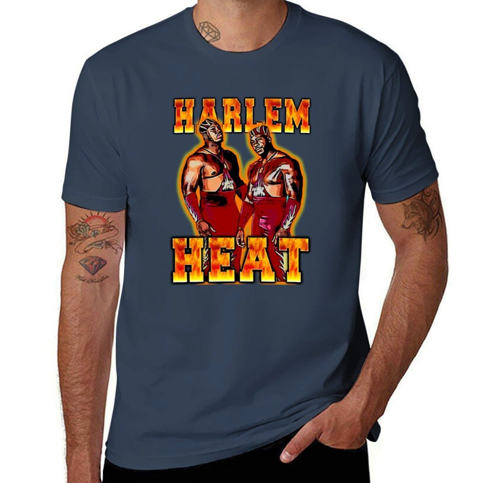 Harlem Heat Shirt TShirt Stylish Graphic Short Sleeve Top S