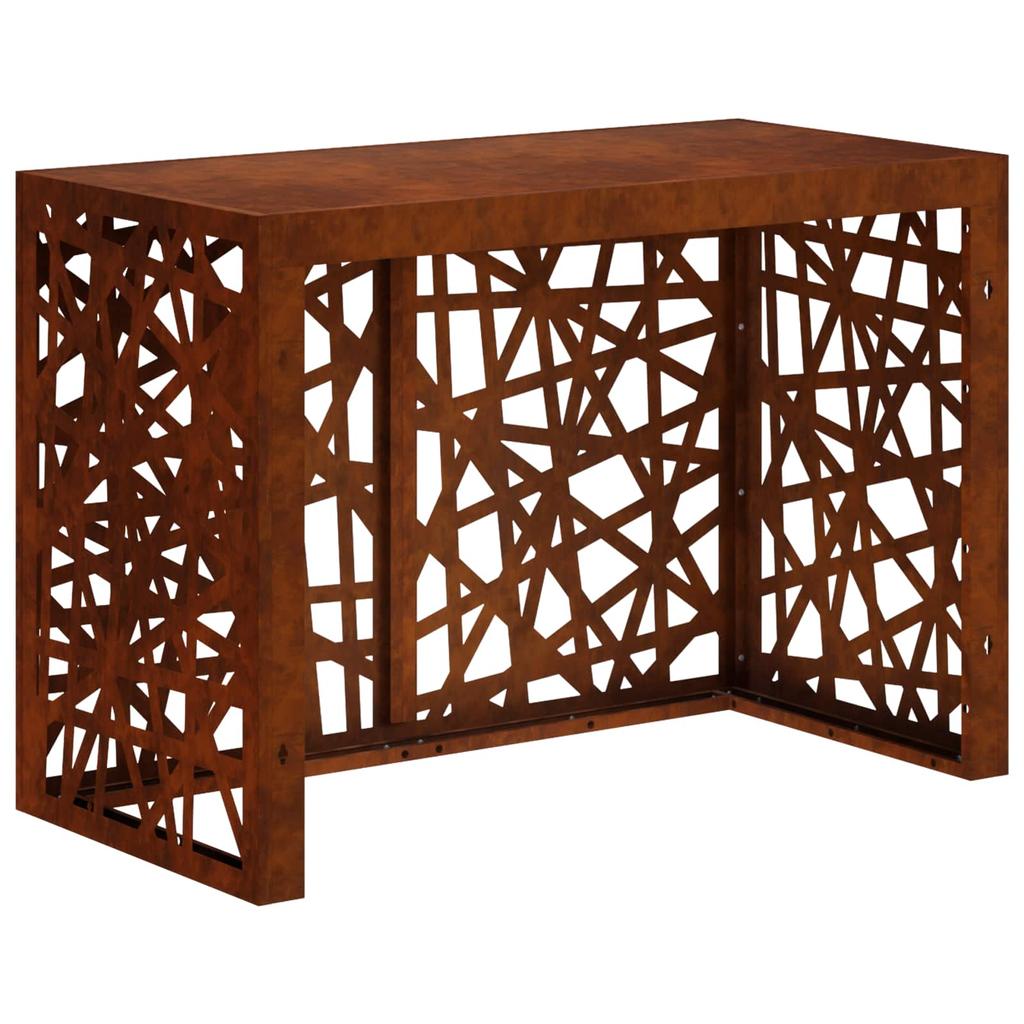 Air Conditioner Cover Rust Look 100 x 50 x 70 cm