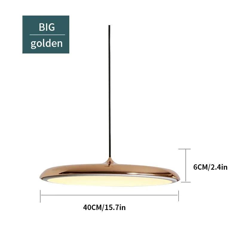 Nordic Hanging Lamp gold/copper color pendant light Lampshade Luminaire LED Bedroom/Kitchen island/shop window Home Lighting