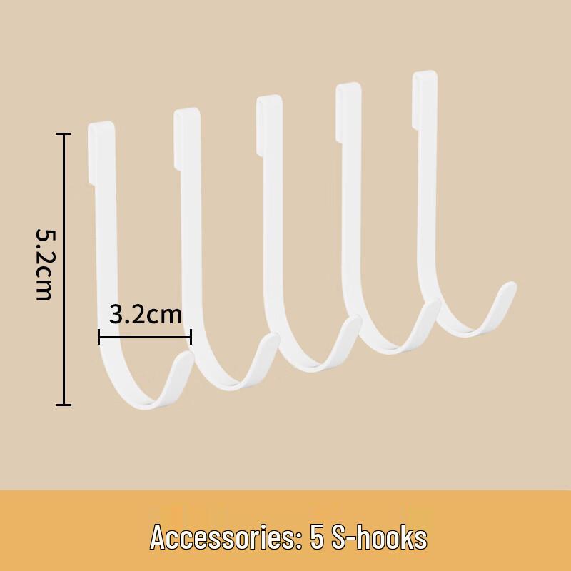 Zhaoran Punch-Free Wall-Mounted Kitchen Pegboard Set