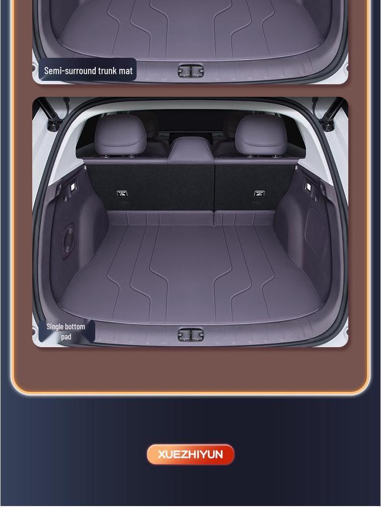 Leapmotor B10 Trunk Mat: Full Coverage Tail Box Mat for 2025 Model - Car Interior Decoration