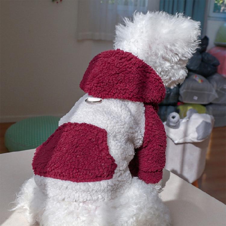 Outdoor Dog Warm Fleece Brushed Sweatshirts Jackets Vest for Small Medium Dogs