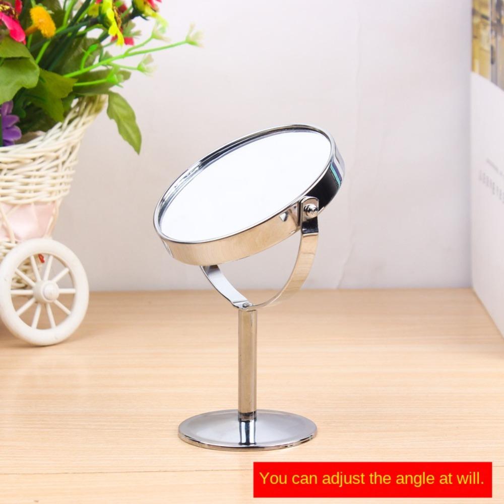 Oval Double Sided Vanity Mirror 1:2 Magnifying Desktop Cosmetic Mirror  Household