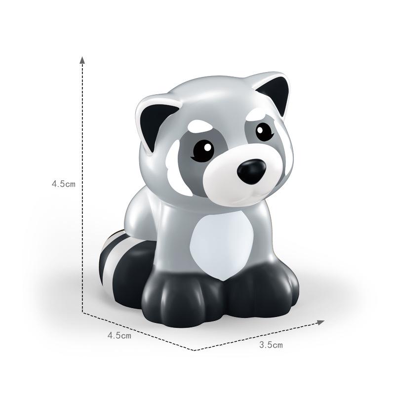 Large Animal Building Blocks for Children's Educational Play - Dolphin Set with Loose Parts