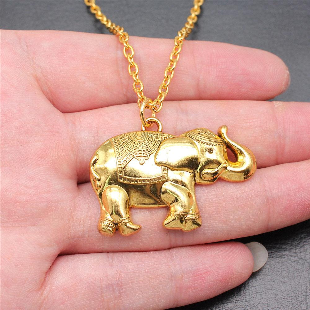 Golden Animals Plants Nature Themed Pendant Antique Color Metal Men Collar Necklace Best Seller