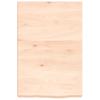 Vidaxl Blat Do Łazienki, 40X60X(2-6) Cm, Surowe, Lite Drewno