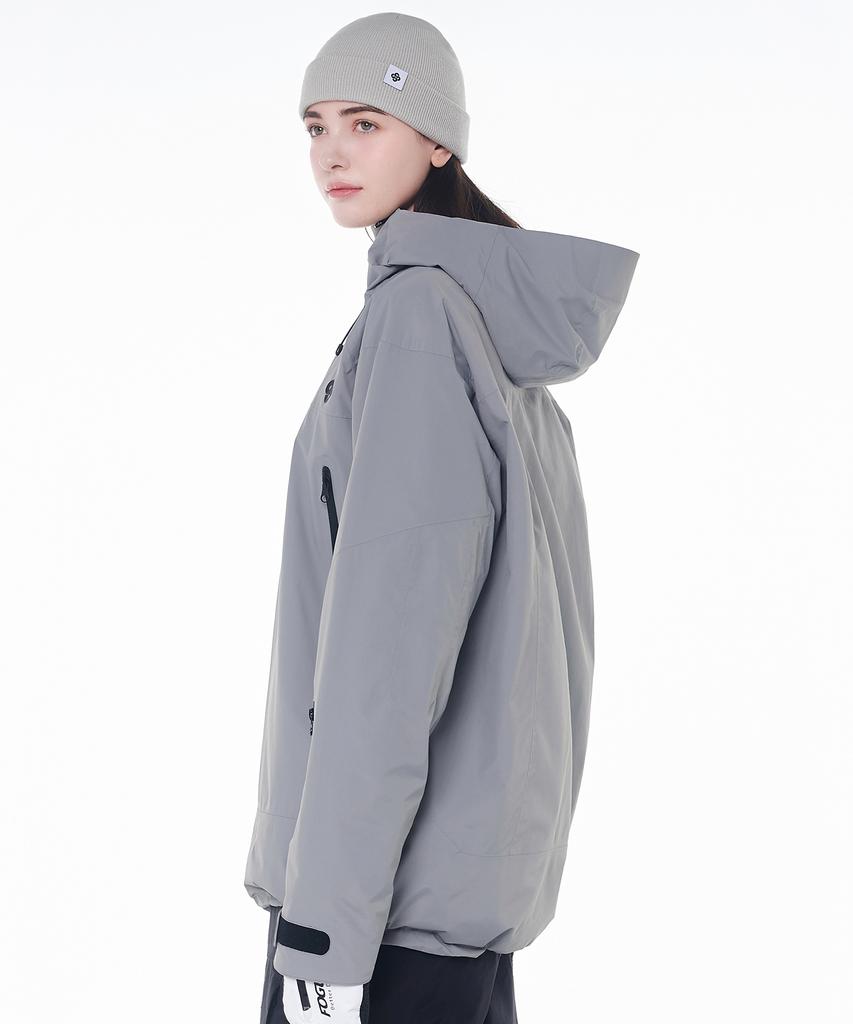 Doll Outerwear 2425 Ricca Snowboard Anorak Jacket Grey Unisex