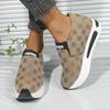 New Spring and Autumn Single Shoes Lace Mesh Casual Height Increase Muffin