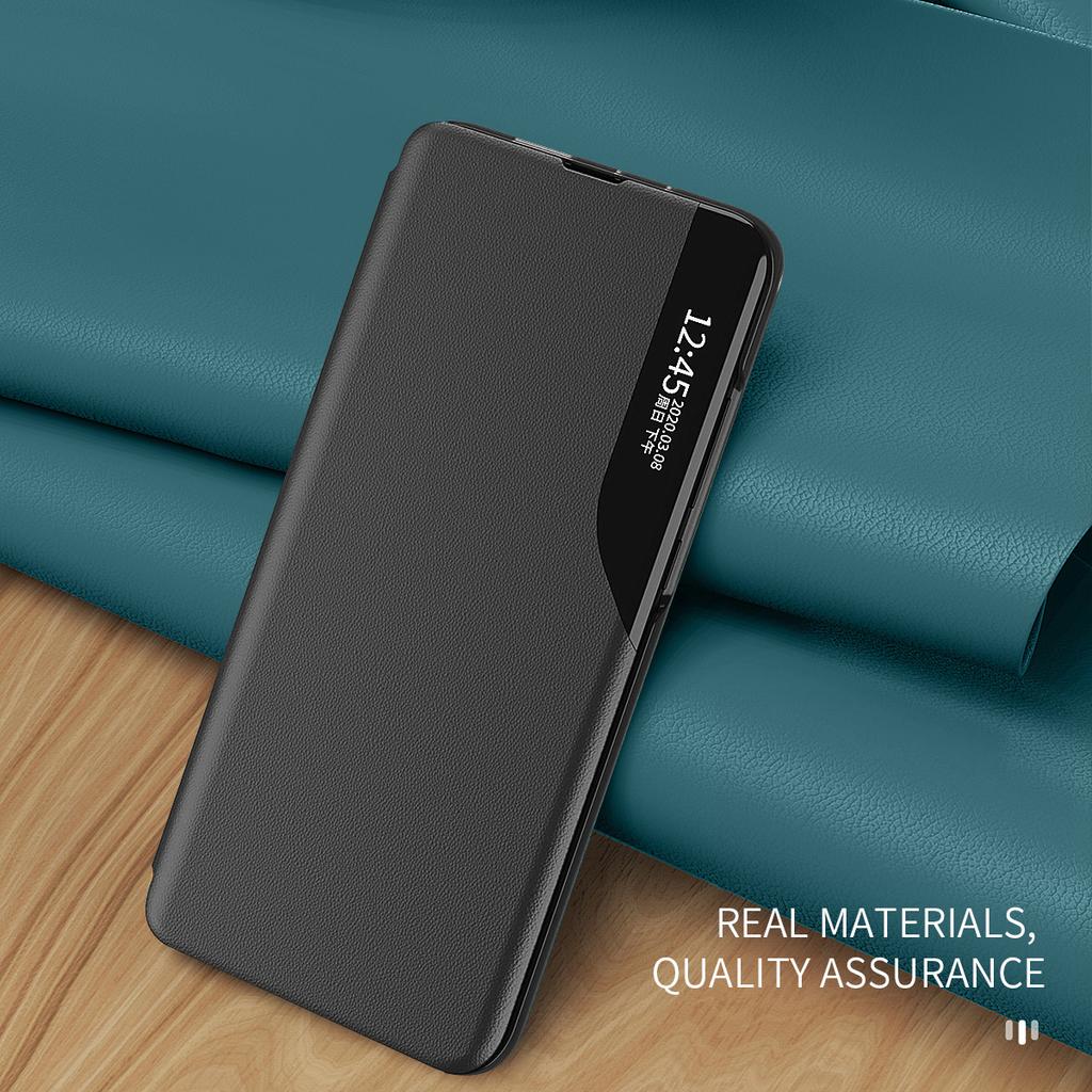 For Xiaomi 14 Case View Window PU Leather Flip Phone Cover