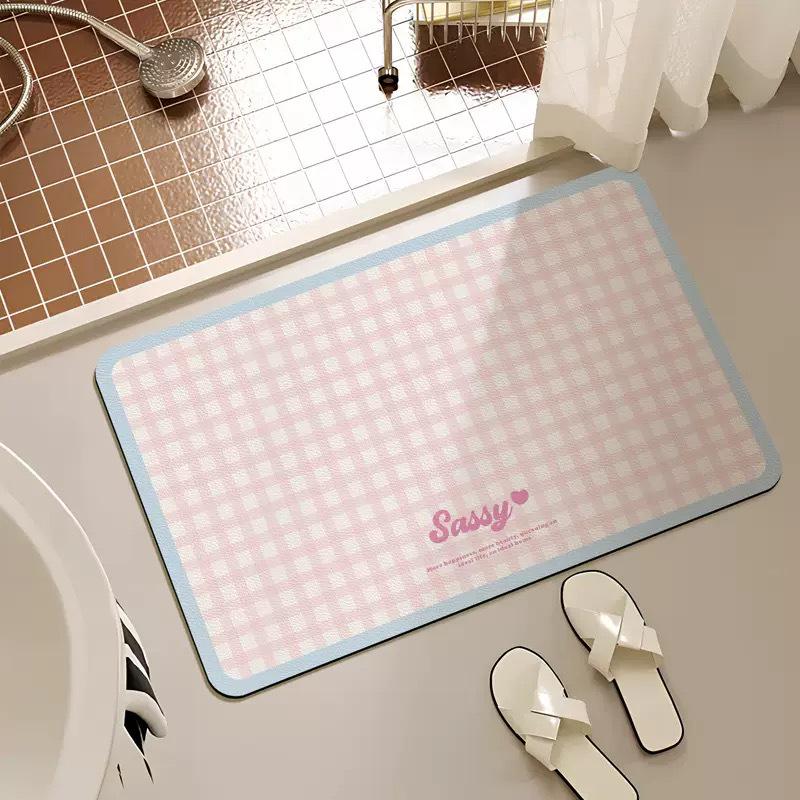 Diatom Mud Quick-Dry Anti-Slip Bathroom Mat 40*60cm