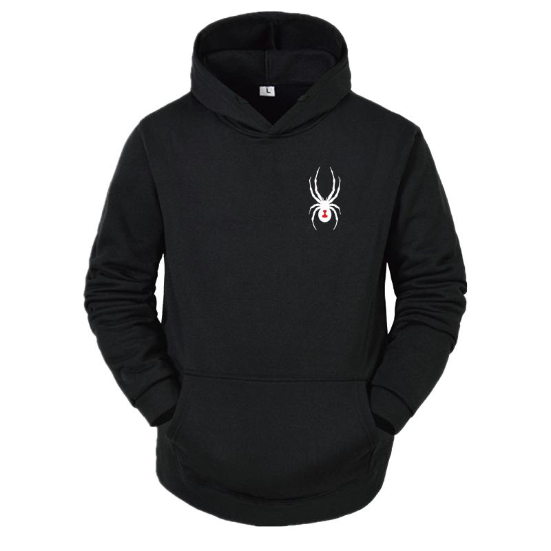 New Autumn And Winter Spider Print Hoodie Men's Casual Hoodie Fashionable Harajuku Unisex Outdoor Sports Street Pullover