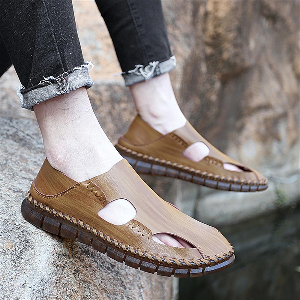 Stylish Men's Sandals: Comfortable, Ventilated, and Slide-Proof for Outdoor Activities