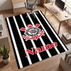 Sport Club Corinthians Paulista (5) Personalized name Office Carpet Stylish Decor for Living Room Bedroom Kitchen